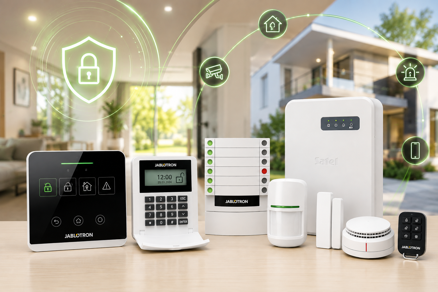 Centrala alarmowa instalacja systemu alarmowego