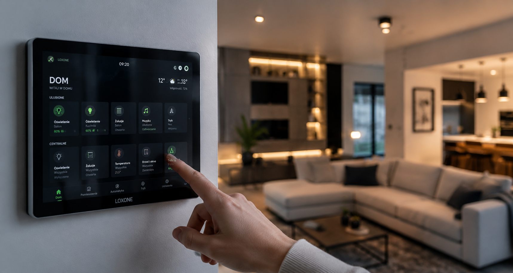 Smart Home Loxone automatyka budynkowa